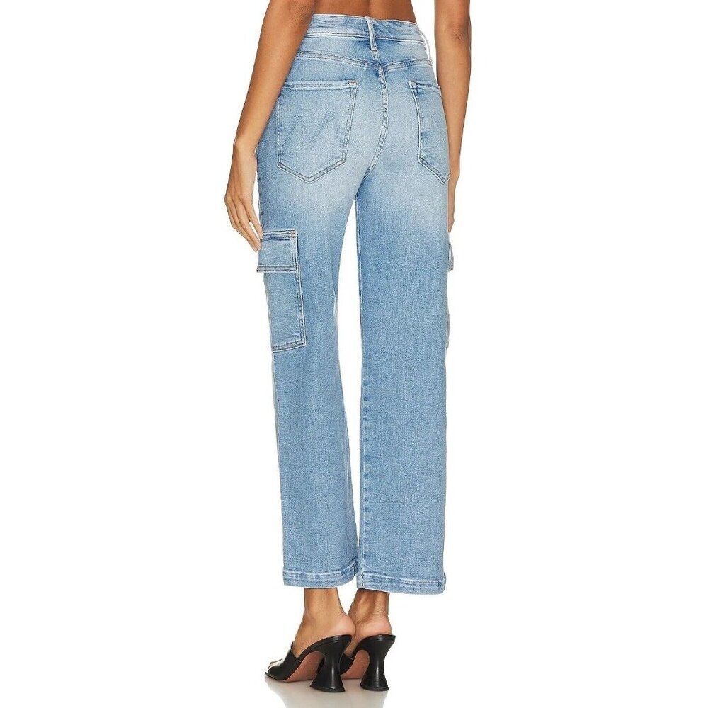 Mother Size 30 Straight Up Rambler Cargo Ankle in Bad Romance Straight Jeans - Picture 7 of 14